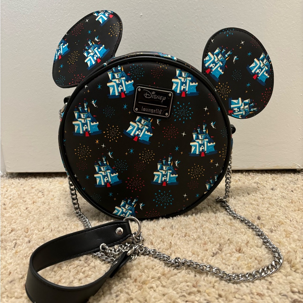 Disney Loungefly: Disney 65th - Mickey Mouse Crossboy Bag - Picture 2 of 6
